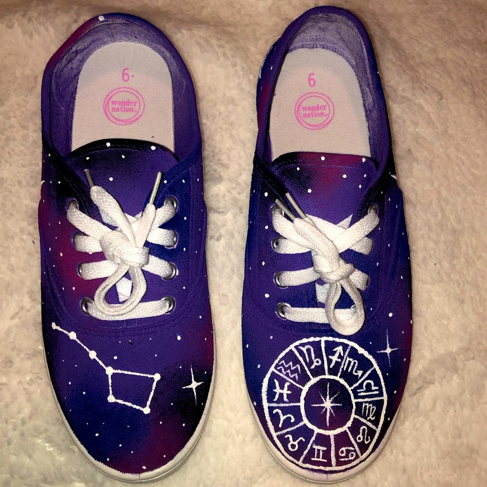 Custom Galaxy Sneakers